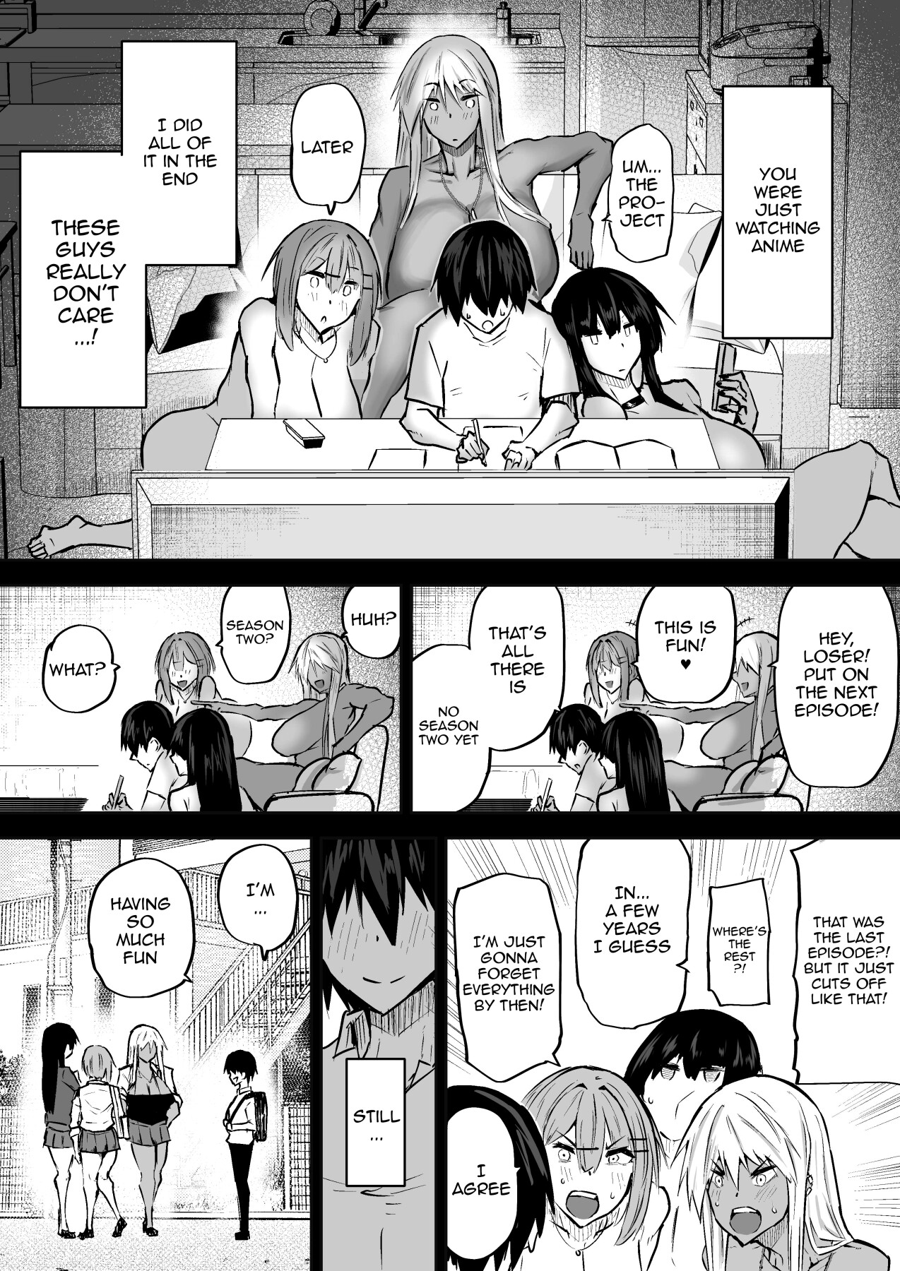 Hentai Manga Comic-The Huge Tittied Gals That Suck Everything Out Of Me-Read-168